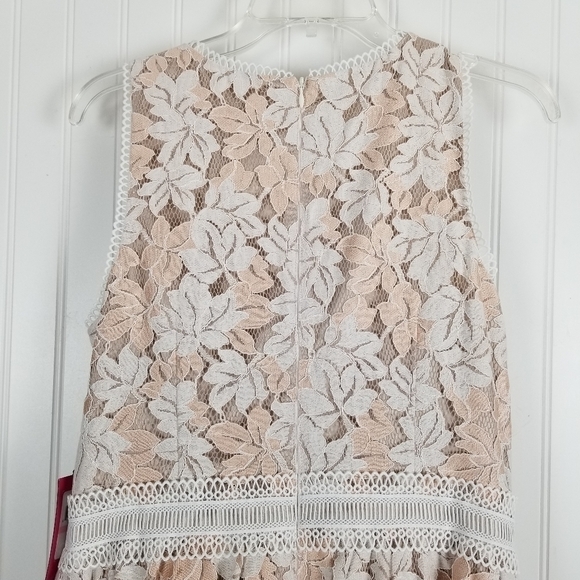 Vince Camuto Womens Lace Sleeveless Midi Dress Size 10 Cottagecore Romantic Boho - Picture 5 of 16